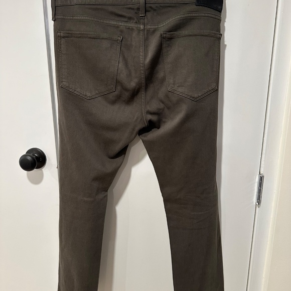 Paige Federal Olive Green Jeans Size 32 - Picture 3 of 13